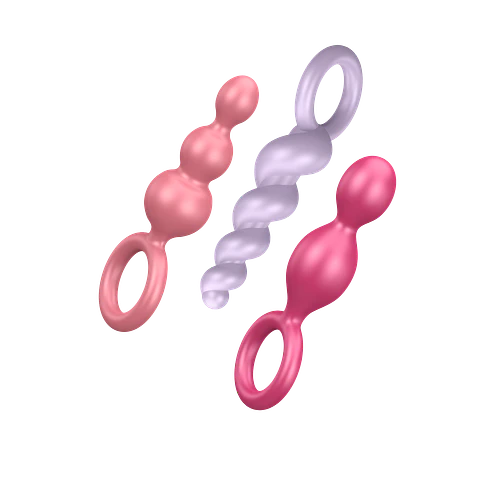 Set de Plugs Anales Satisfyer Booty Call ( 3 piezas) 