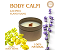 Vela de massagem terapêutica Body Calm 75ml