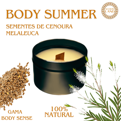 Vela de massagem terapêutica Body Summer75ml