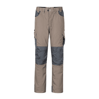 Pantalón Vulcano Técnico Canvas Negro / Beige