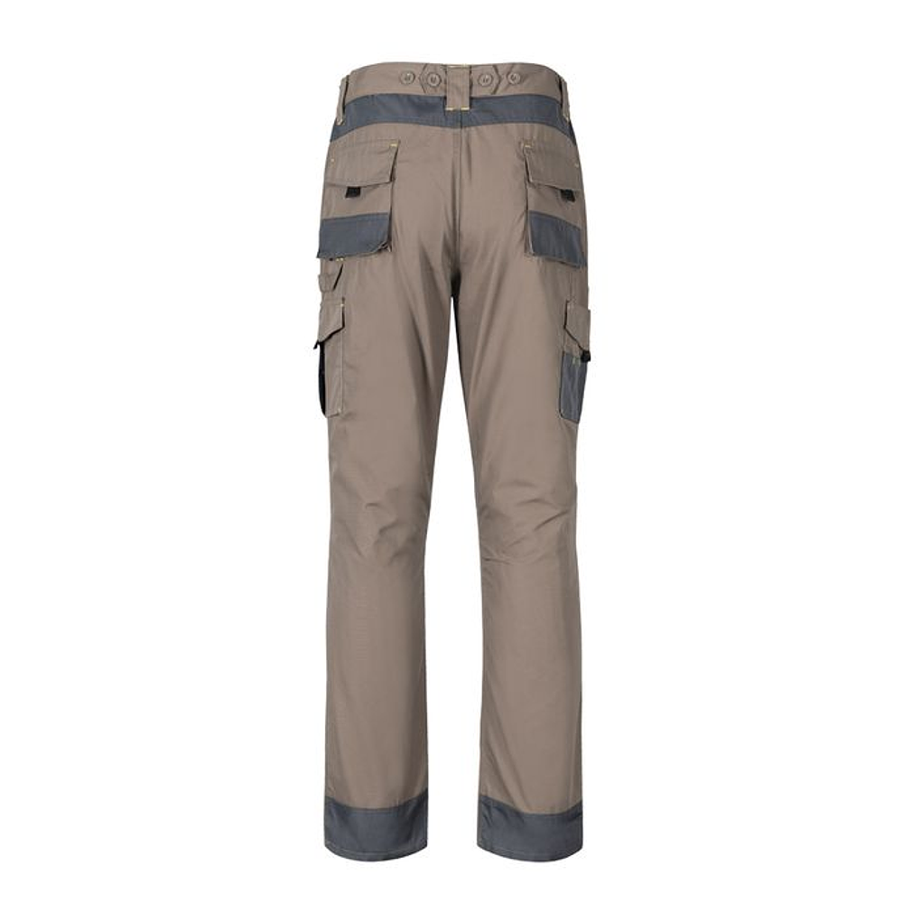 Pantalón Vulcano Técnico Canvas Negro / Beige