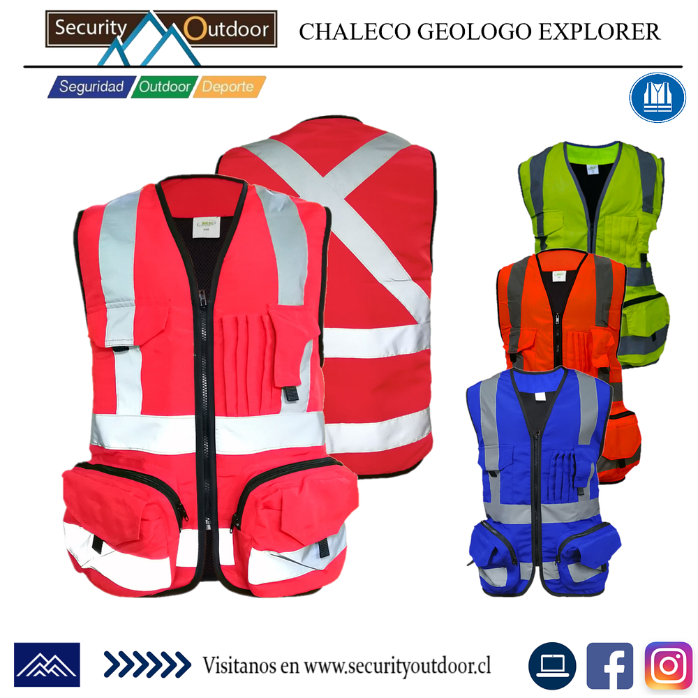 Chaleco Geólogo Explorer 