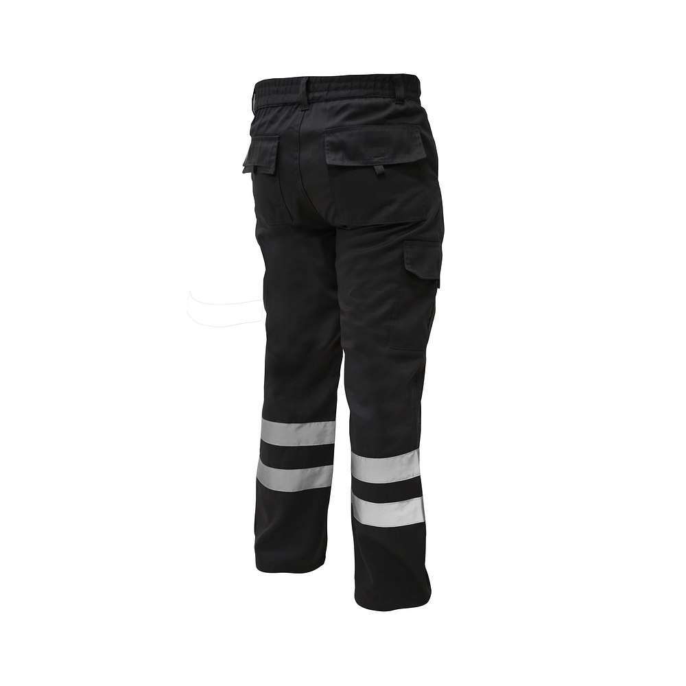 Pantalón Cargo Gabardina Con Cinta Reflectante Practical Line Colores