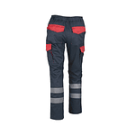 Pantalón Cargo Bicolor Gabardina Con Cinta Reflectante Colores