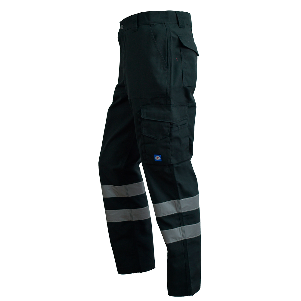 Pantalón Cargo Alerce Canvas Con Cinta Reflectante 80/20 Pol/Alg Colores