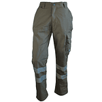 Pantalón Cargo Alerce Canvas Con Cinta Reflectante 80/20 Pol/Alg Colores