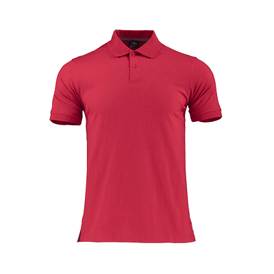 Polera Polo Dryfresh Manga Corta Hombre UV  - ROJO