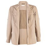 Camisa Abelia Outwork Hombre Beige / Azul UV 