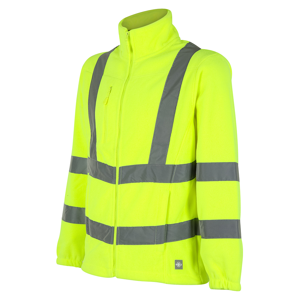 Micropolar HI VIS Clase 3 Hombre Amarillo / Salmón