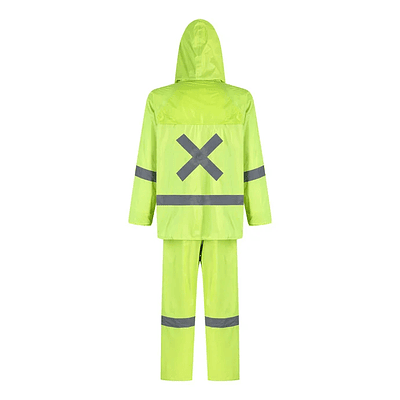 Traje Traffic Impermeable Amarillo HI VIS Con Huincha