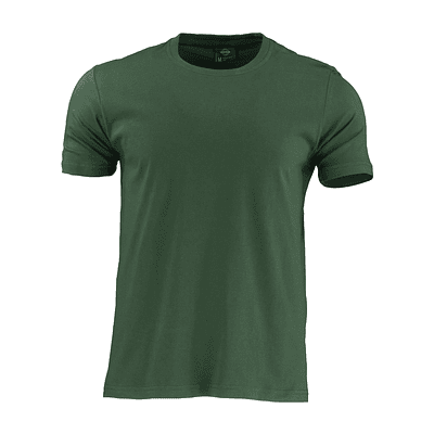 Polera Manga Corta Hombre Premium 100% Algodón Colores  - VERDE PINO