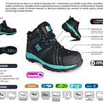 Botín HW Bering Low Aqua Thinsulate Mujer