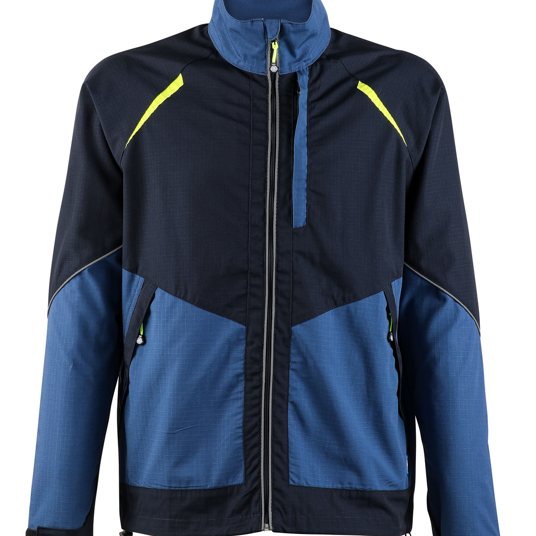 Chaqueta HI VIS Resist Bicolor Ripstop Azul / Gris 1