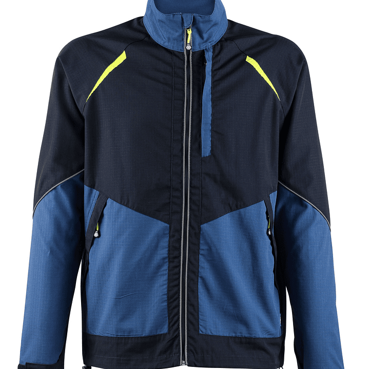 Chaqueta HI VIS Resist Bicolor Ripstop Azul / Gris 1