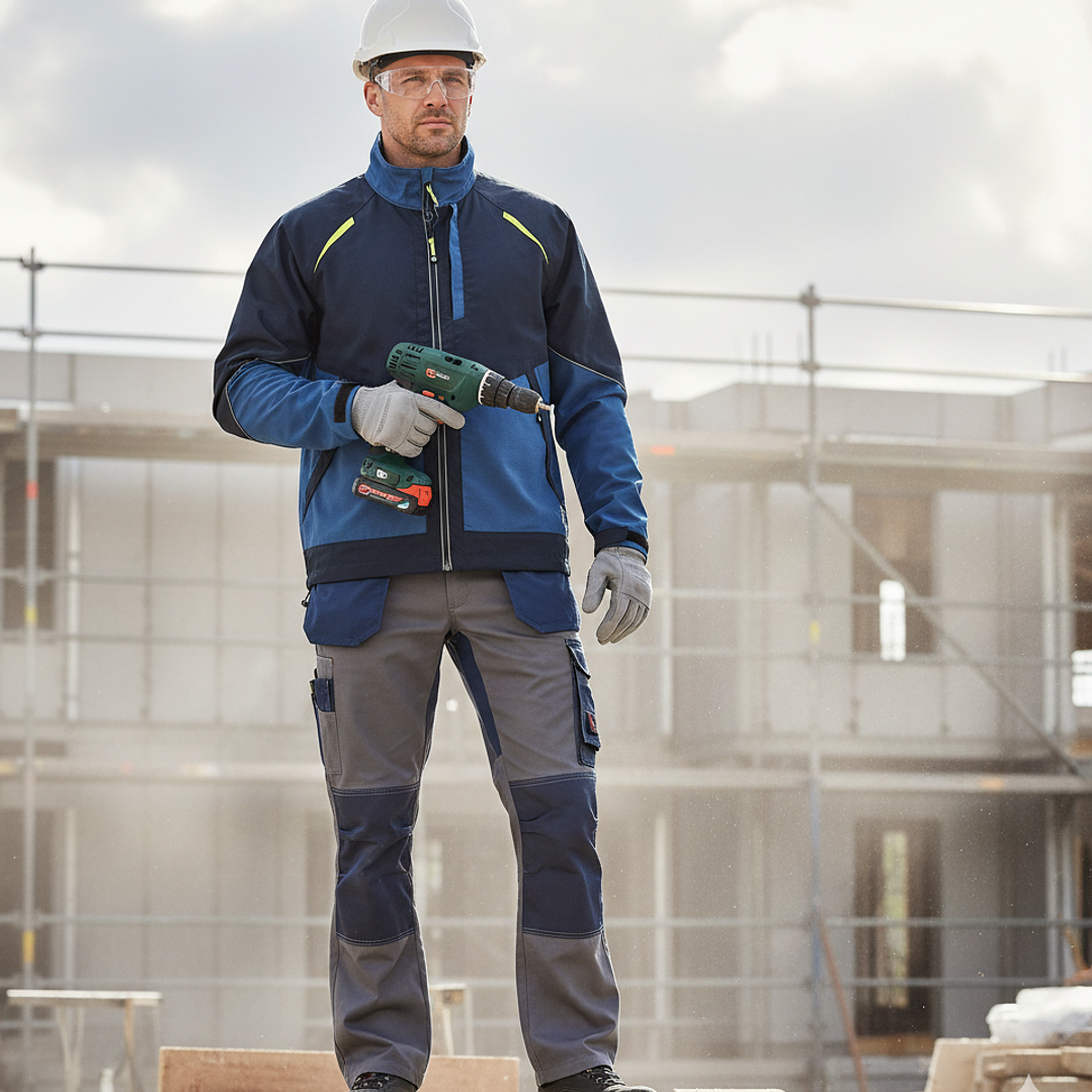 Chaqueta HI VIS Resist Bicolor Ripstop Azul / Gris 9