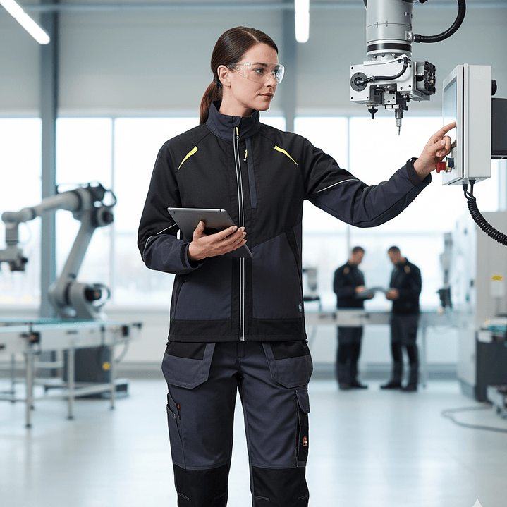 Chaqueta HI VIS Resist Bicolor Ripstop Azul / Gris 10