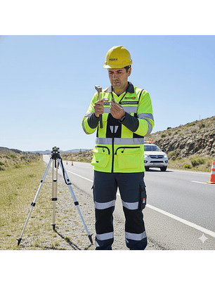 Chaleco Geologo Minero Profesional Fluor Amarillo 3M Scotchlite ISP