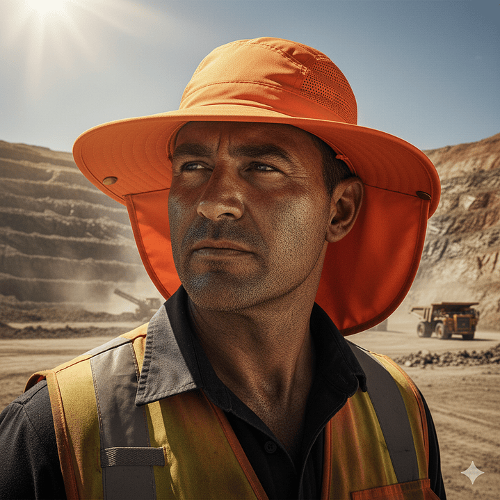 Gorro Agrícola Legionario UV Salmon / Beige  9