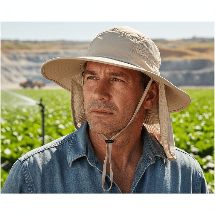 Gorro Agrícola Legionario UV Salmon / Beige  10