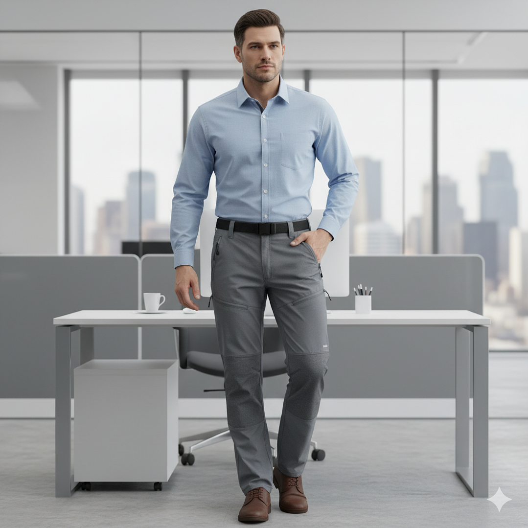 Pantalón Lodge Pro Outdoor Antiacido Hombre Kumen Ripstop UV 10