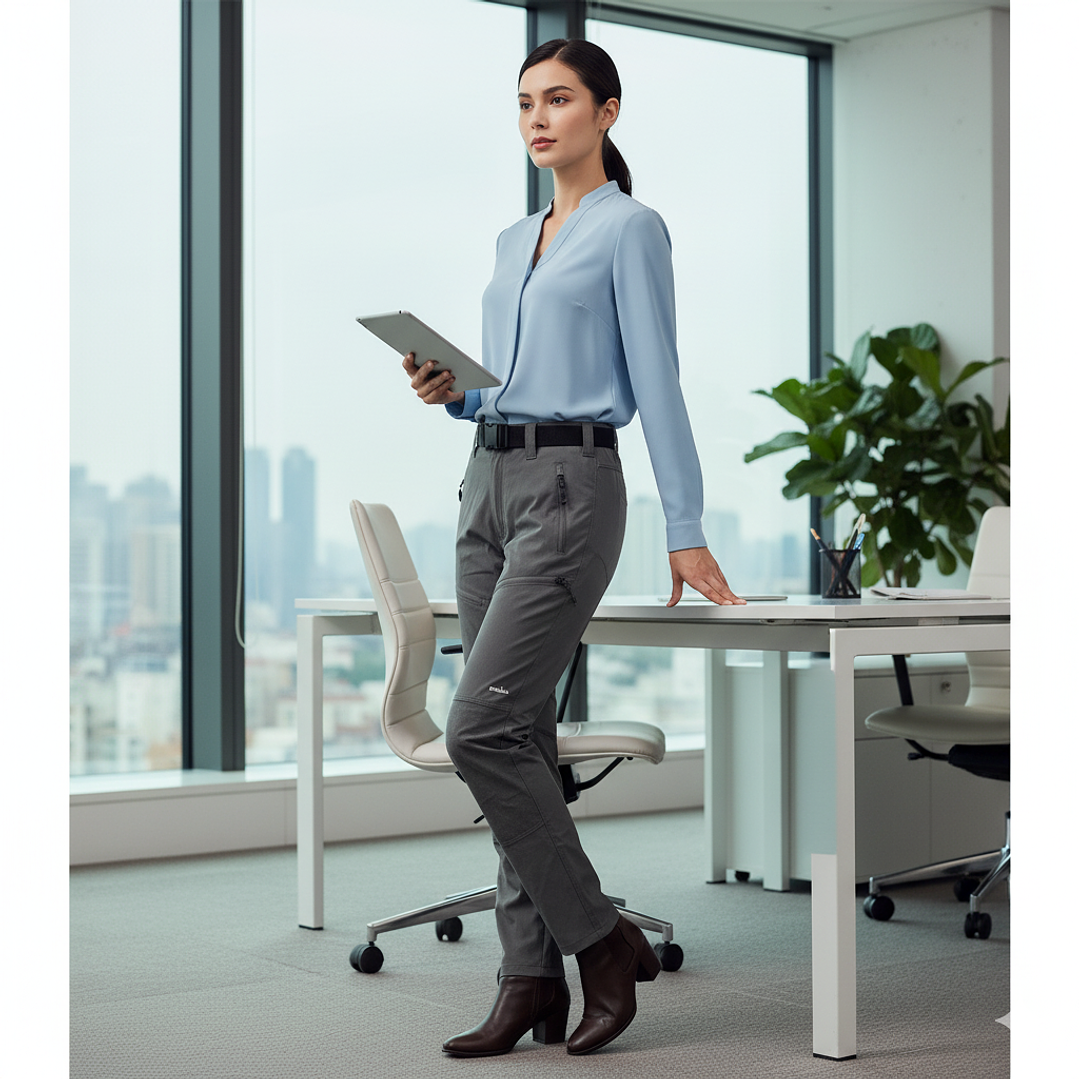 Pantalón Lodge Pro Outdoor Antiacido Mujer Kumen Ripstop UV 12