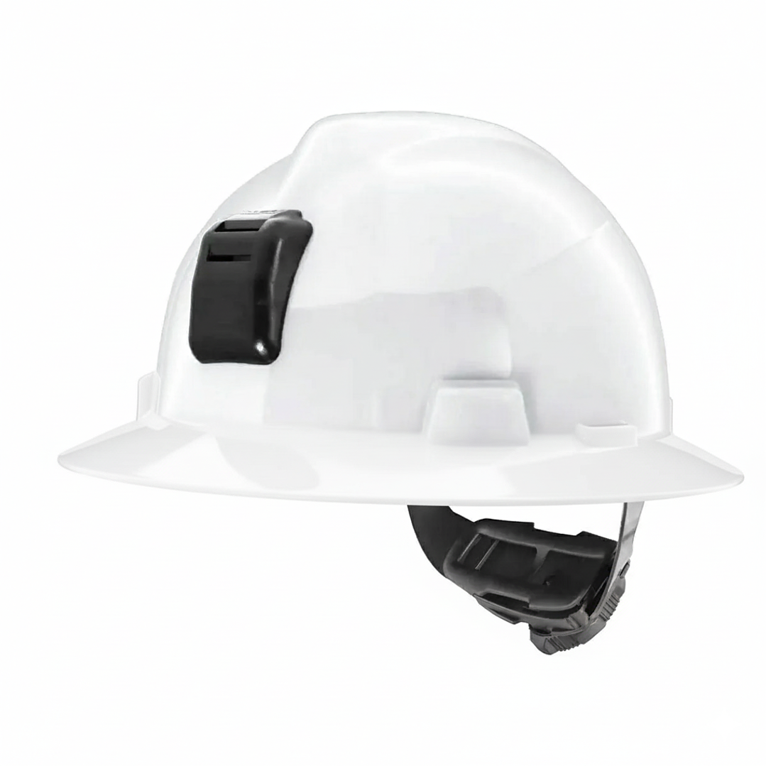 Casco V-Gard MSA Tipo Ala Suspensión Fast Trac III + Porta Lampara y Cable Colores  1