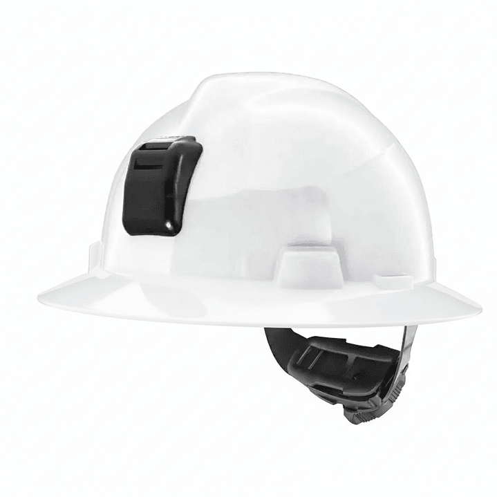 Casco V-Gard MSA Tipo Ala Suspensión Fast Trac III + Porta Lampara y Cable Colores  1