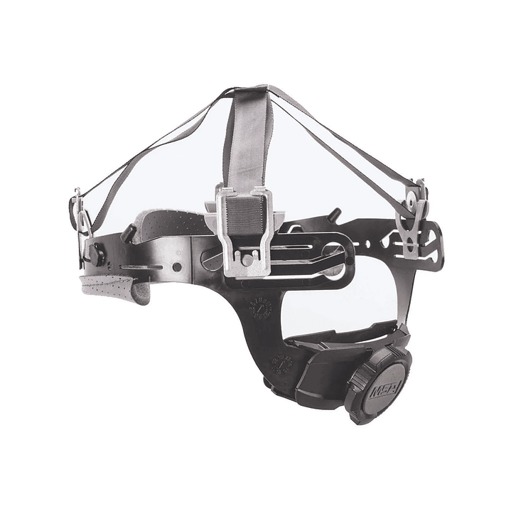 Casco V-Gard MSA Tipo Ala Suspensión Fast Trac III + Porta Lampara y Cable Colores  3