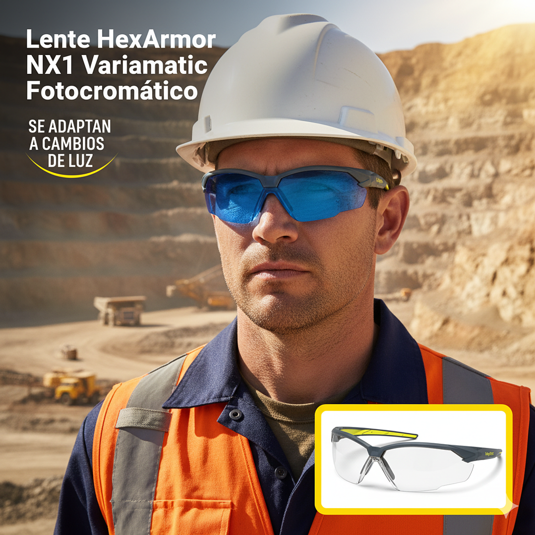 Lente Fotocromático Variomatic NX1 HexArmor 2