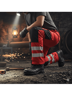 Pantalón Absolute Zero XR-300 Rojo Flúor