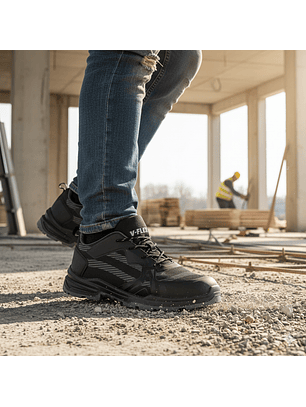 Zapato V-Flex V39 Anti-Perforación Negro ISP