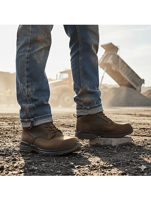 Botín V-Flex V77 Café Cuero ISP