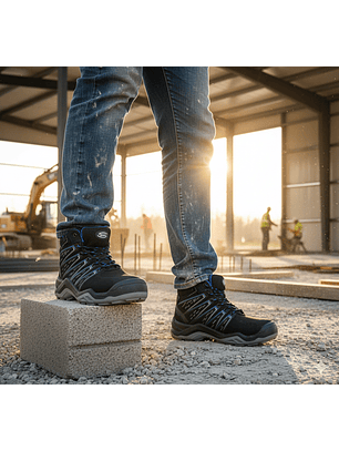 Botín V930 V-Flex Azul Caña Alta ISP