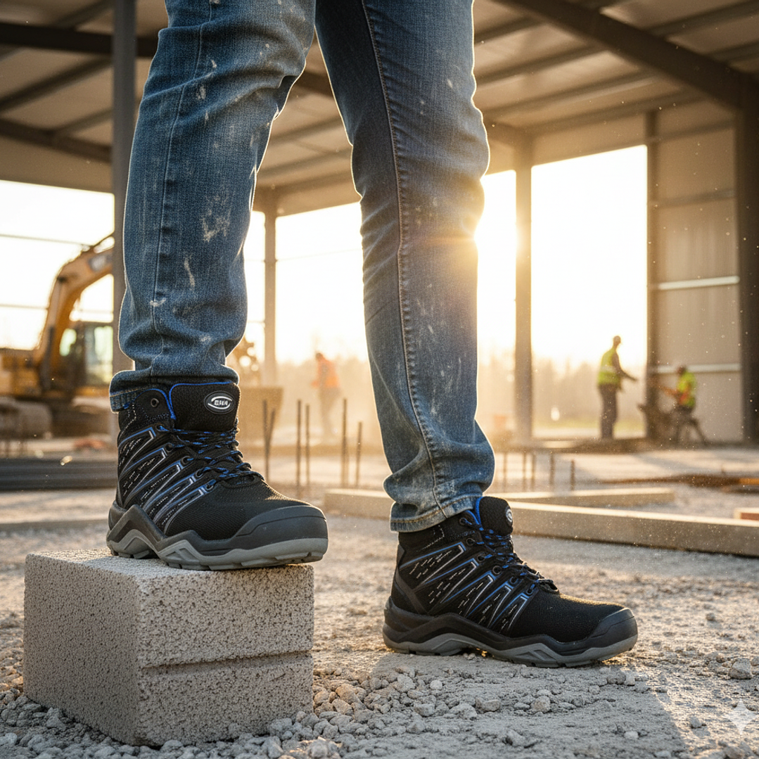 Botín V930 V-Flex Azul Caña Alta ISP 2