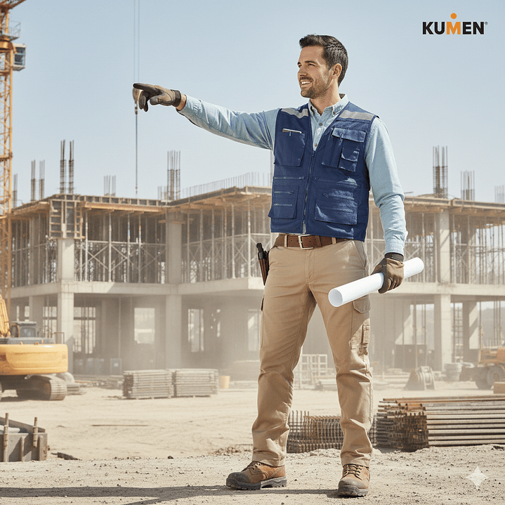 Chaleco Geólogo Doble Poplin Colores 9