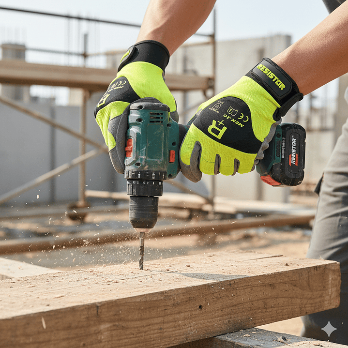 Guante MEK 10 HI-VIS Touch Anti Vibración Resistor 2