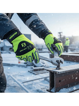 Guante MEK 20T HV Térmico HI-VIS Touch Anti-Vibración Resistor