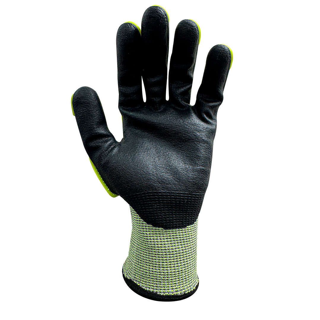 Guante Anticorte FLEX 5300T Resistor Bee Panel y ProFinger Palma Nitrilo 3