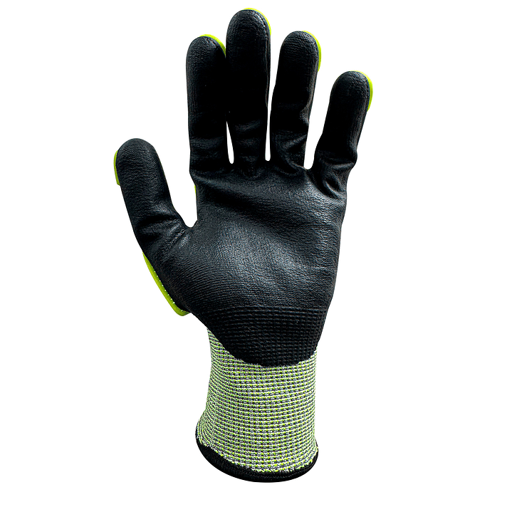 Guante Anticorte FLEX 5300T Resistor Bee Panel y ProFinger Palma Nitrilo 3