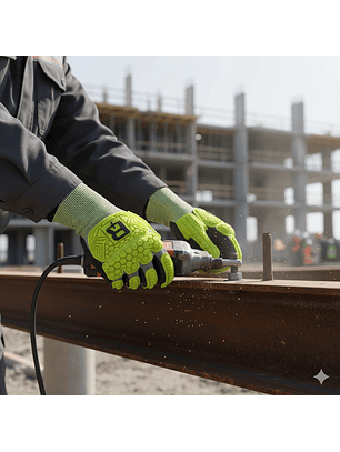 Guante Anticorte FLEX 5300T Resistor Bee Panel y ProFinger Palma Nitrilo