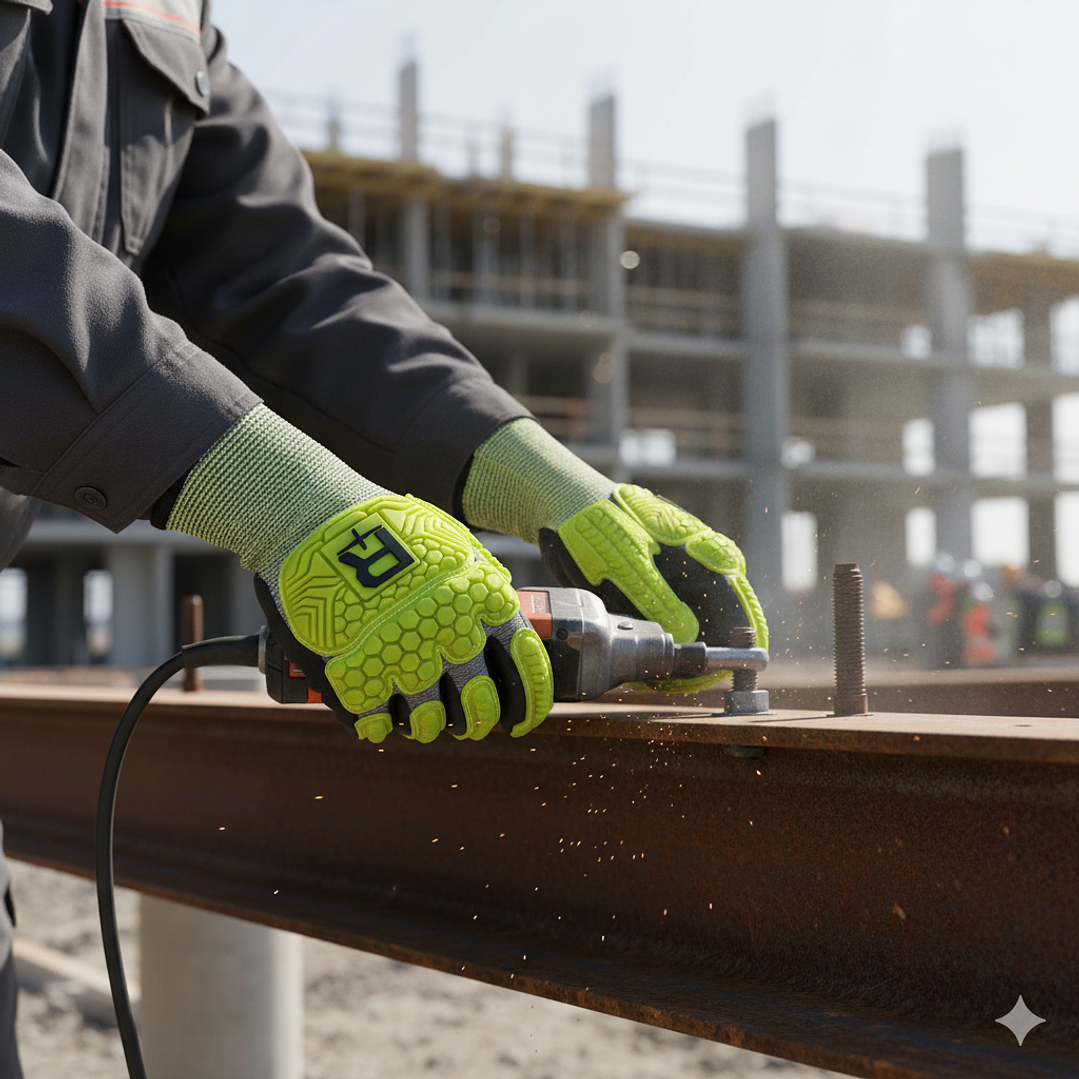 Guante Anticorte FLEX 5300T Resistor Bee Panel y ProFinger Palma Nitrilo 2