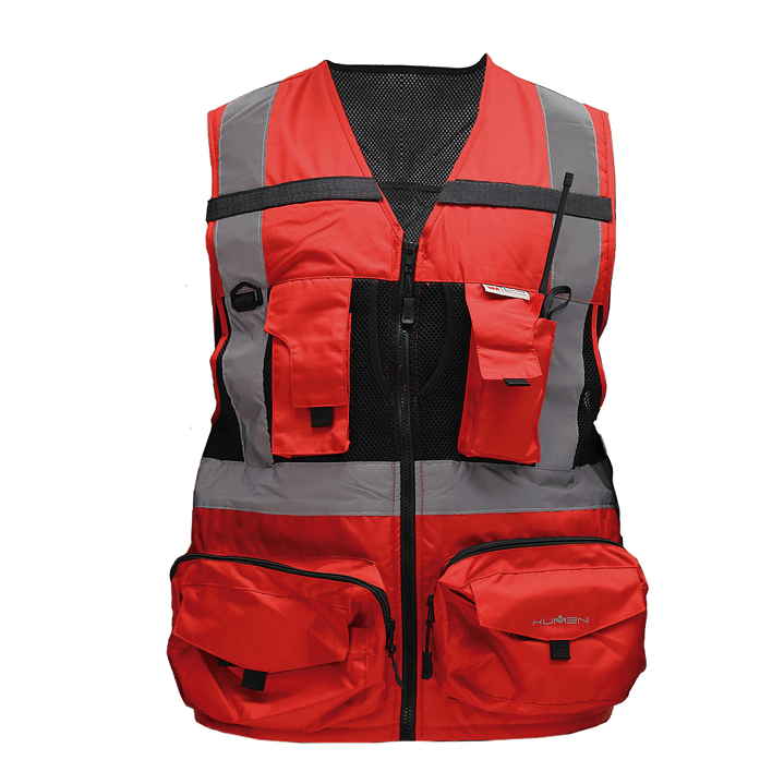 Chaleco Geólogo Ingeniero Geoplus 2 Hombre Azul / Salmon / Amarilla / Rojo 3