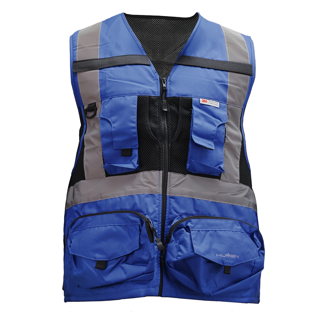 Chaleco Geólogo Ingeniero Geoplus 2 Hombre Azul / Salmon / Amarilla / Rojo 7