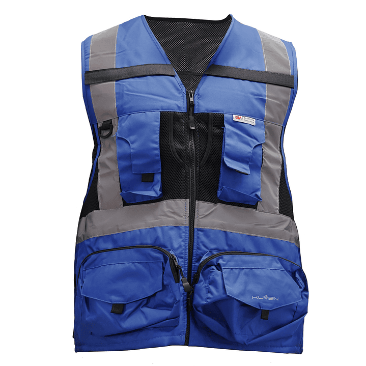 Chaleco Geólogo Ingeniero Geoplus 2 Hombre Azul / Salmon / Amarilla / Rojo 7