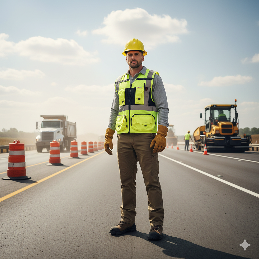 Chaleco Geólogo Ingeniero Geoplus 2 Hombre Azul / Salmon / Amarilla / Rojo 10