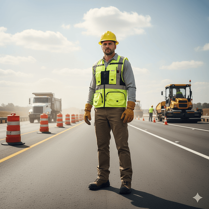 Chaleco Geólogo Ingeniero Geoplus 2 Hombre Azul / Salmon / Amarilla / Rojo 10