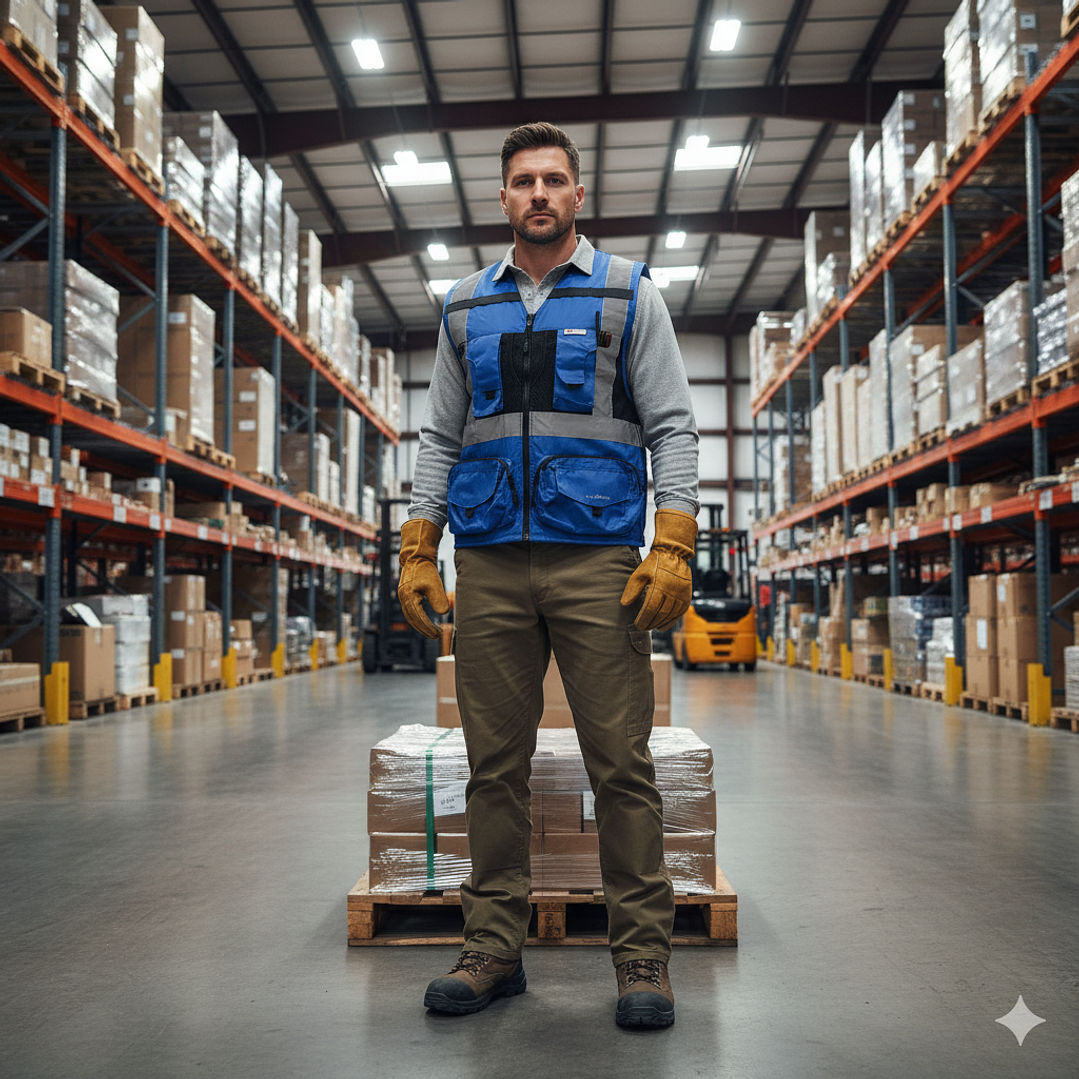 Chaleco Geólogo Ingeniero Geoplus 2 Hombre Azul / Salmon / Amarilla / Rojo 11