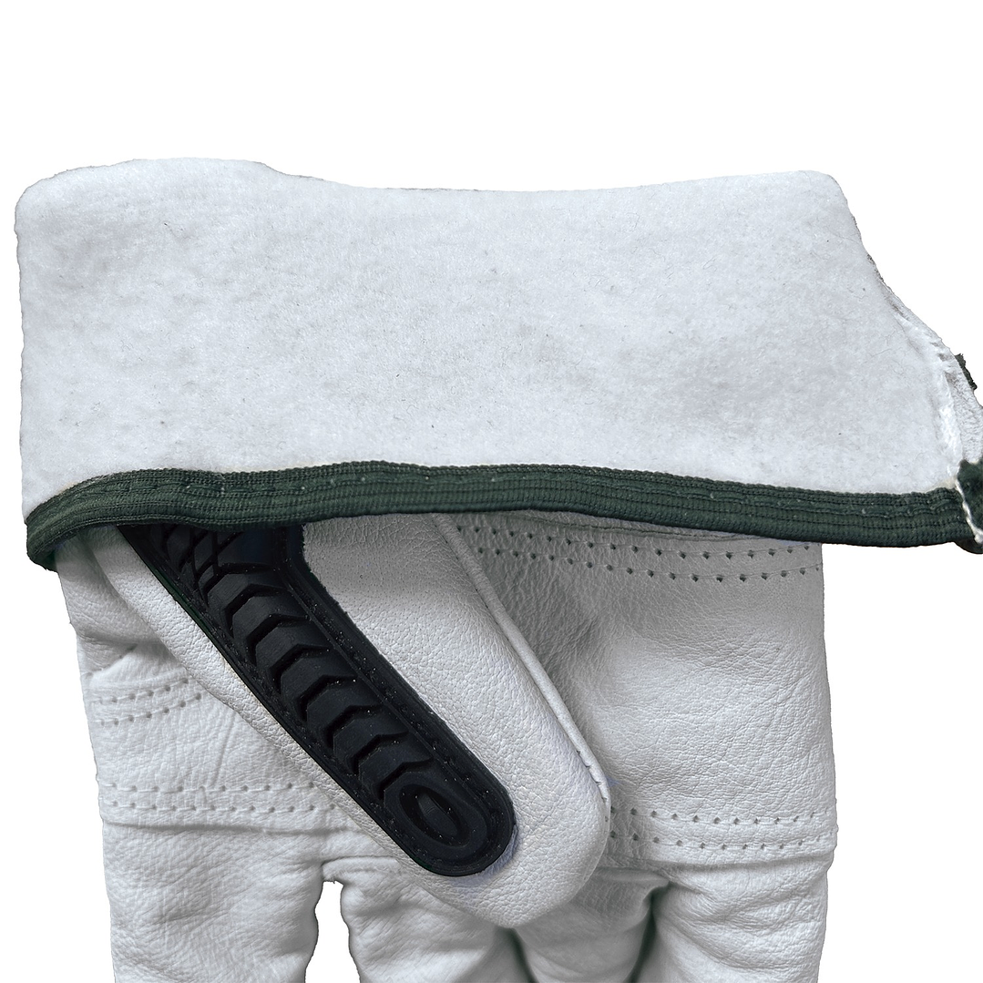 Guante Cabritilla Con Forro TPR Resistor Antigolpe 4