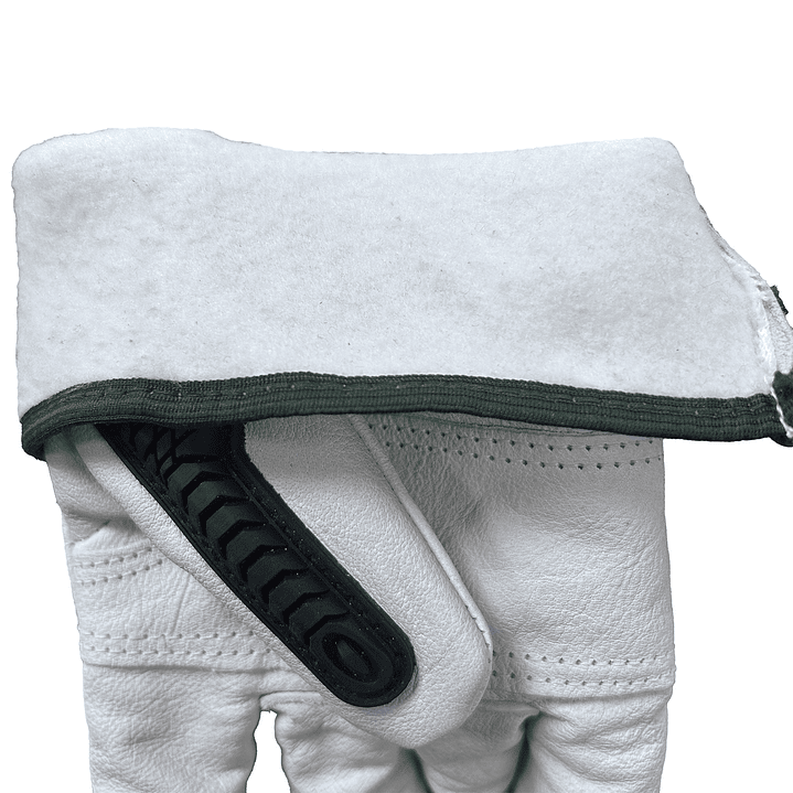 Guante Cabritilla Con Forro TPR Resistor Antigolpe 4