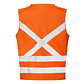 Chaleco Activex Naranjo 4 Bolsillos Alta Visibilidad  - Miniatura 3